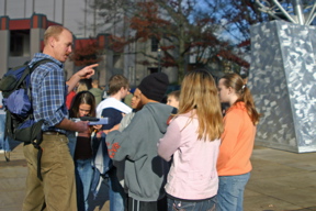 Kyle with the group